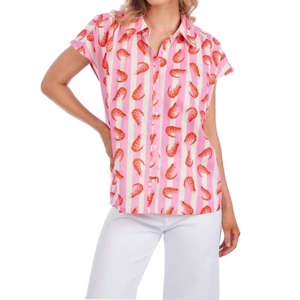 NEW CROSBY BY MOLLIE BURCH scout top in shrimp cocktail